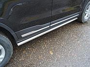 Пороги труба 60,3 мм ТСС для Geely Atlas PRO 2021-