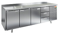 Стол холодильный HICOLD GN 1113/TN с бортом