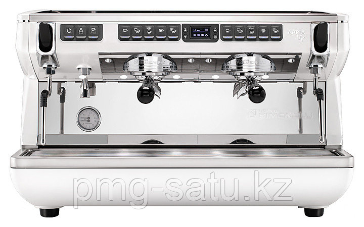 Кофемашина Nuova Simonelli Appia Life XT 2Gr V белая, высокие группы, автомат