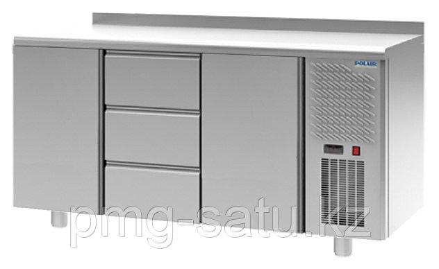 Стол холодильный POLAIR TM3GN-030-G с бортом - фото 1 - id-p109221296