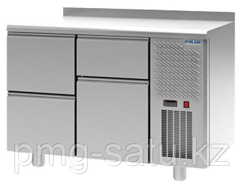 Стол холодильный POLAIR TM2GN-21-G с бортом - фото 1 - id-p109224113