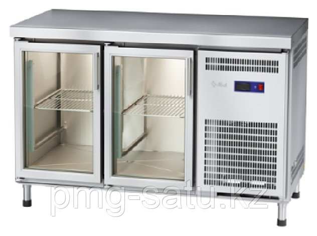 Стол холодильный Abat СХС-70-01 (2 двери-стекло, без борта) - фото 1 - id-p109223404