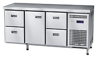 Стол холодильный Abat СХС-60-02 (2 ящика, 1 дверь, 2 ящика, без борта)
