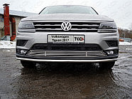 Защита радиатора нижняя 12 мм ТСС для Volkswagen Tiguan 2017-2021