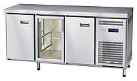 Стол морозильный Abat СХН-70-02 (1 дверь, 1 дверь-стекло, 1 дверь, без борта)