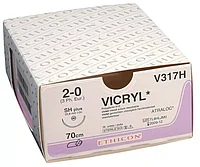 Викрол 6/0(0,7) 45 см. с 1-ой режущей иглой (HS иглы от 9 до 13 мм.)
