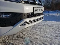 Защита радиатора (без парктроников) 12 мм ТСС для Volkswagen Amarok 2016-