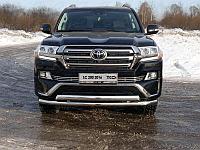 Защита радиатора 12 мм ТСС для Toyota Land Cruiser 200 EXECUTIVE 2016-2018