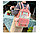 Рюкзак для школьников и студентов розовый, с комплектом принадлежностей 5 в 1 Songmont, фото 6