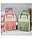 Рюкзак для школьников и студентов розовый, с комплектом принадлежностей 5 в 1 Songmont, фото 7