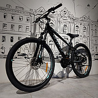 Горный алюминиевый Велосипед "DtFly". 26" колеса. 17" легкая рама. MTB. Скоростной.