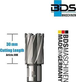 Корончатые сверла ТСТ длинна 30 мм BDS MACHINEN (Германия)