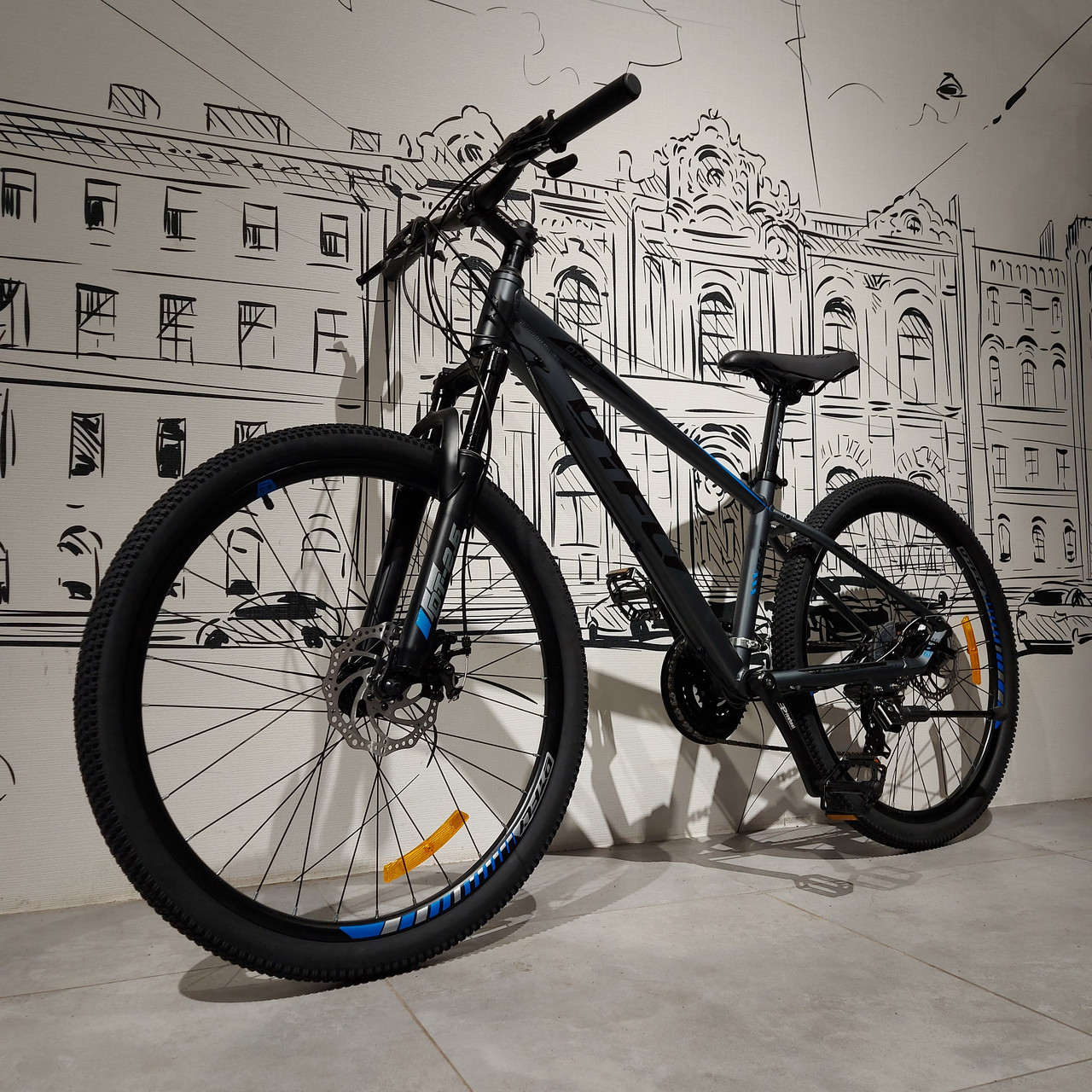 Серый Горный алюминиевый Велосипед "DtFly". 26" колеса. 17" легкая рама. MTB. Скоростной. - фото 1 - id-p109232200