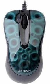Мышь A4tech D-60F-3 Green Dot USB Wired DustFree HD Optical Mouse
