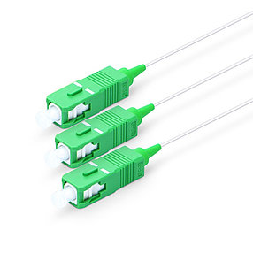 Оптический сплиттер PLC 1x2 steel tube 0,9mm 1,5m G657A1 SC/APC, фото 3