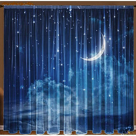 Тюль "Звездопад" пр-во Россия. Алматы