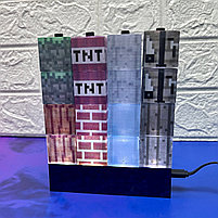 Светильник кубики из Minecraft, фото 4