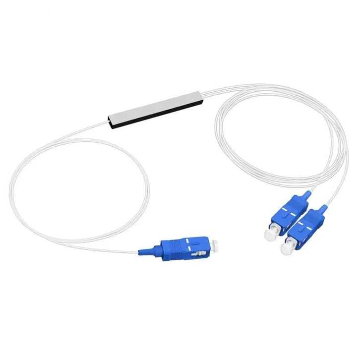Оптический сплиттер PLC 1x32 steel tube 0,9mm 1m G657A1 SC/UPC