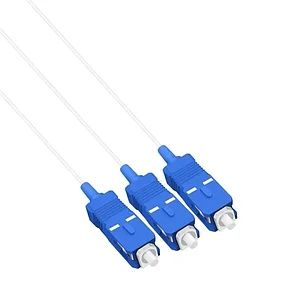 Оптический сплиттер PLC 1x32 steel tube 0,9mm 1m G657A1 SC/UPC, фото 3