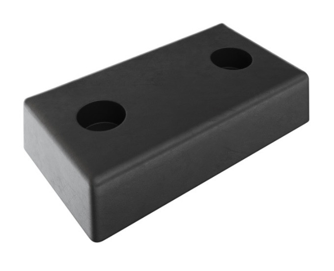 БР 500 Упорный резиновый бампер (буфер) 500*250*100 мм, фото 1