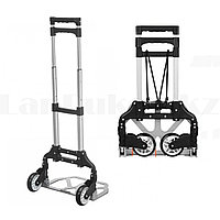 Складная 25 с алюминиевой грузовой площадкой, 2-х колесная многофункциональная (черная)