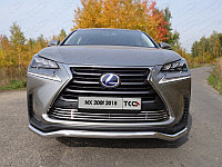 Защита радиатора 12 мм ТСС для Lexus NX 200t 2015-2017 (кроме F-Sport)