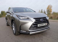 Защита радиатора 16 мм ТСС для Lexus NX 200 2014-2017 (кроме F-Sport)