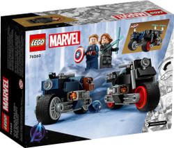 Lego Супер Герои Черная вдова и Капитан Америки на мотоциклах