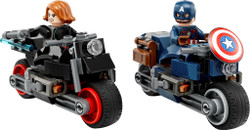 Lego Супер Герои Черная вдова и Капитан Америки на мотоциклах