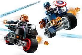Lego Супер Герои Черная вдова и Капитан Америки на мотоциклах - фото 4 - id-p109236887