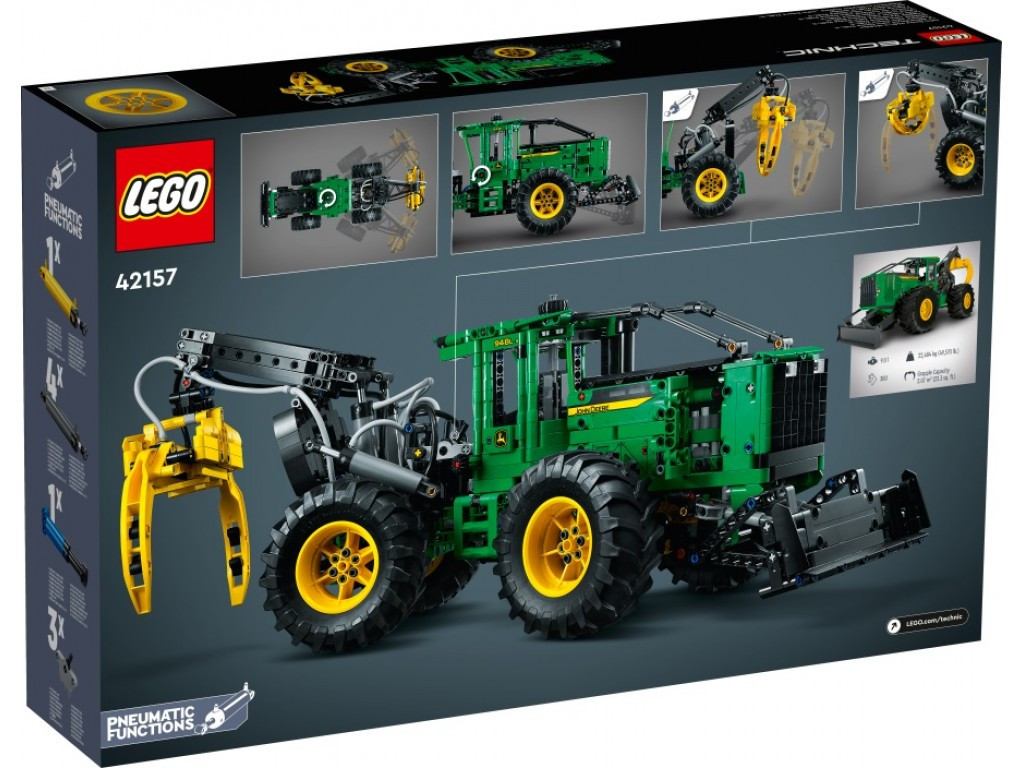 Lego Техник Трелевочный трактор John Deere 948L-II - фото 2 - id-p109236900