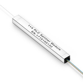 Неоконцованные сплиттеры PLC 1x4 steel tube 0,9mm 1m G657, фото 2