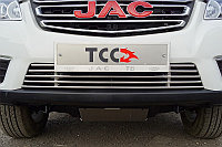 Защита радиатора 12 мм ТСС для JAC T6 (4WD) 2.0T (бенз) 2021-