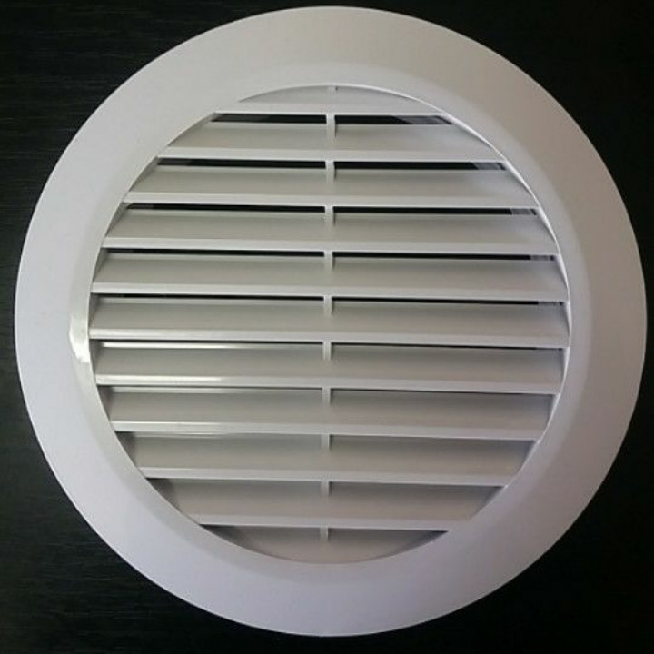 Вентиляционная решетка круглая 125 мм - фото 1 - id-p109237773