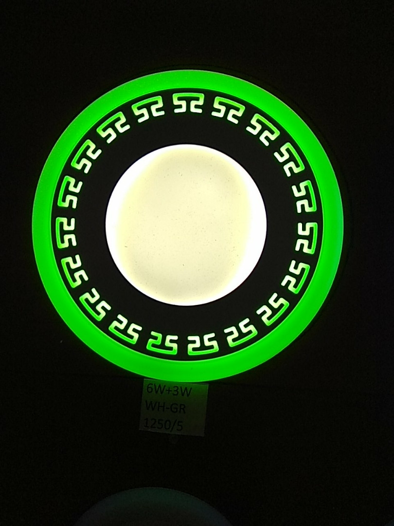 Спот 6вт+3вт версачи зеленой подсветкой - фото 2 - id-p109237865
