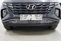 Защита радиатора нижняя 12 мм ТСС для Hyundai Tucson 2021-