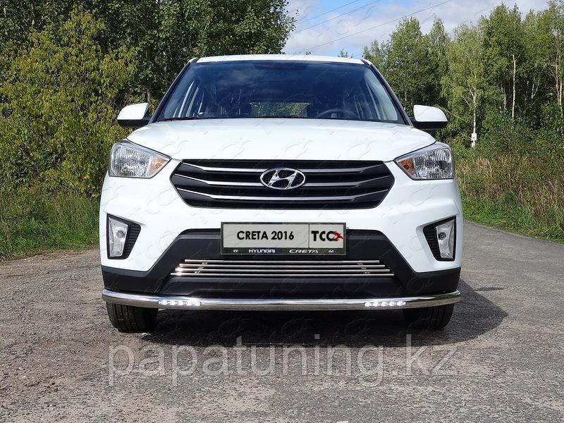 Защита радиатора 12 мм ТСС для Hyundai Creta 2016-2021 - фото 6 - id-p108834248