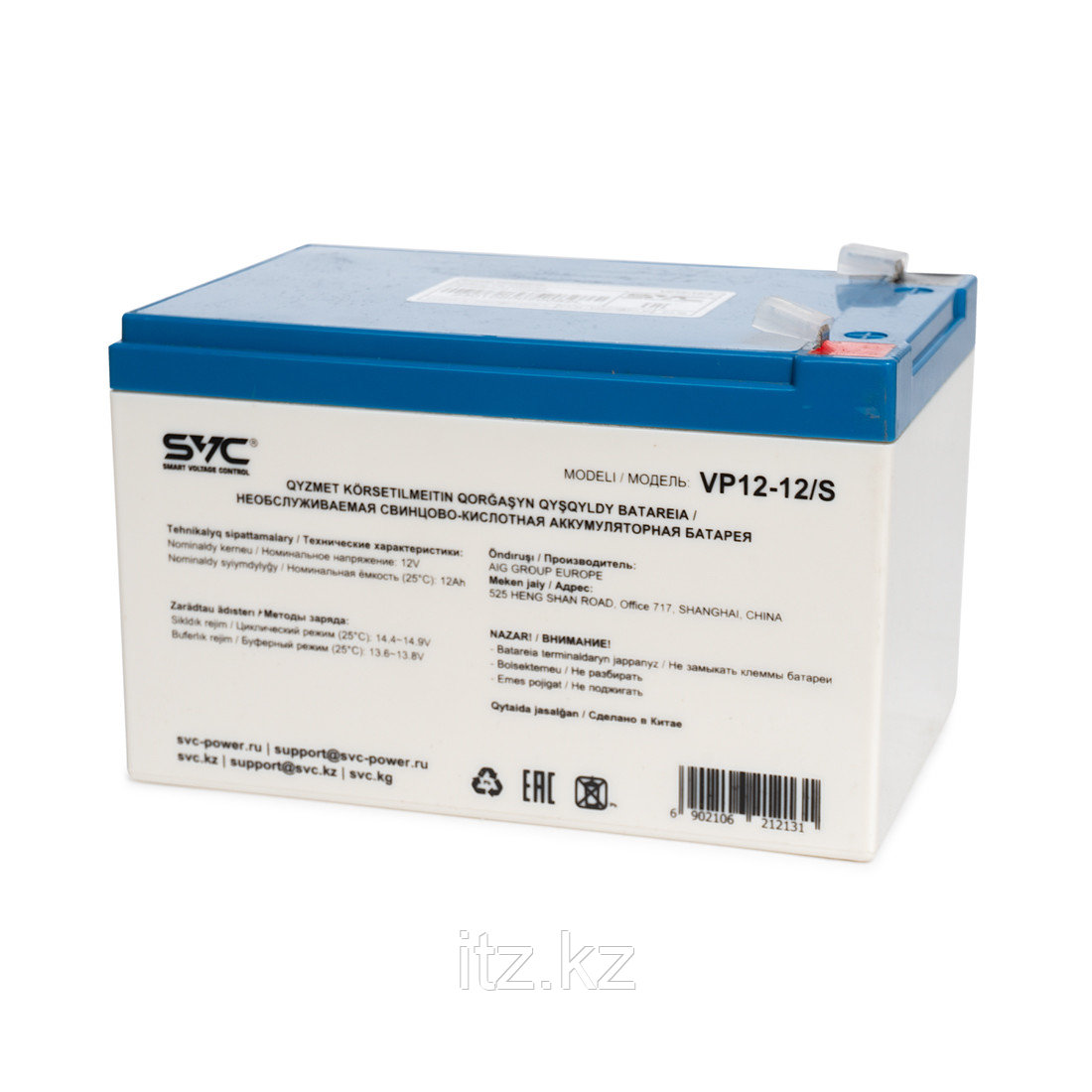 Аккумуляторная батарея SVC VP12-12/S 12В 12 Ач - фото 1 - id-p103763305
