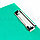 Планшет с зажимом для бумаги А4 ПВХ зеленая, фото 4