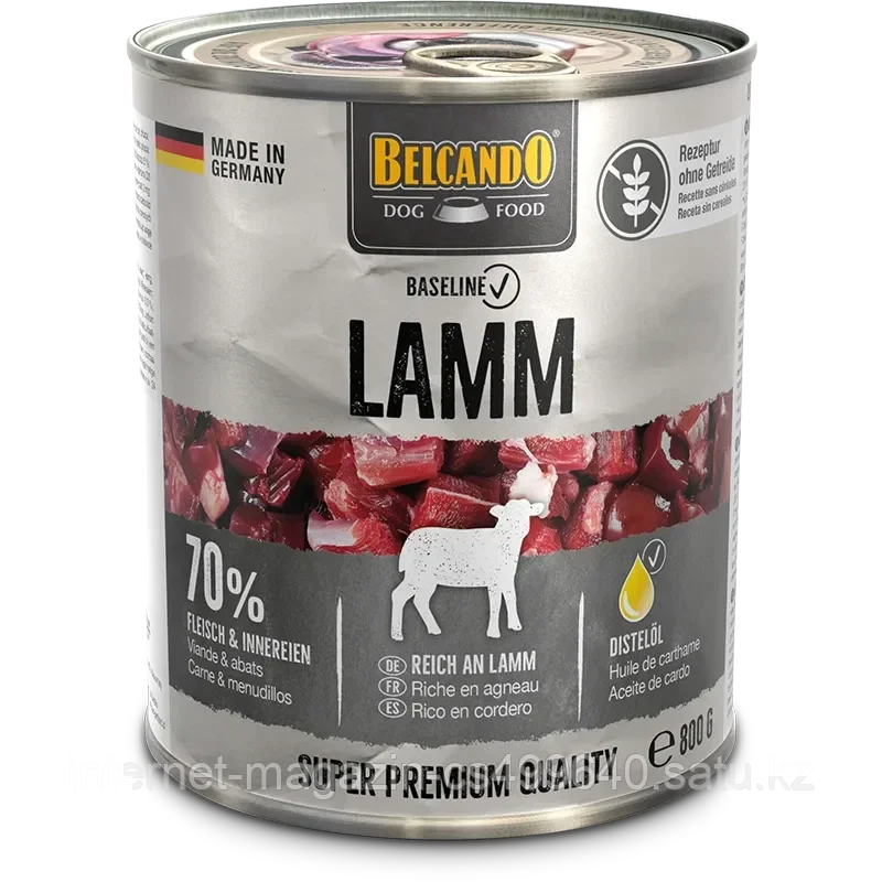Belcando Baseline Lamb с ягненком, влажный беззерновой корм для собак