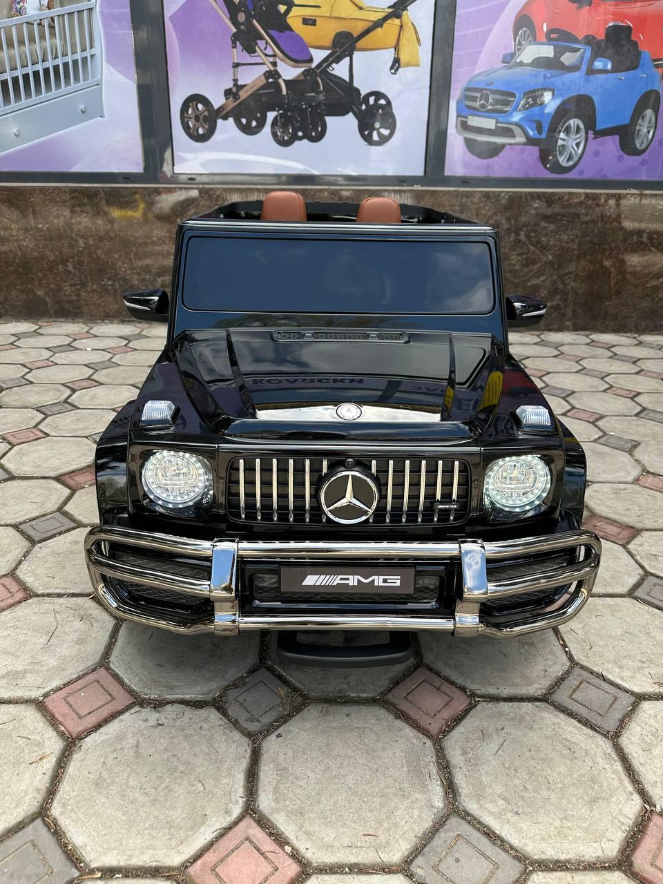 Детский электромобиль Gelendwagen AMG G63 черный - фото 1 - id-p109238463