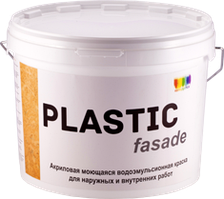 Краска фасадная "PLASTIC FASADE" 25 кг (для наружных работ)