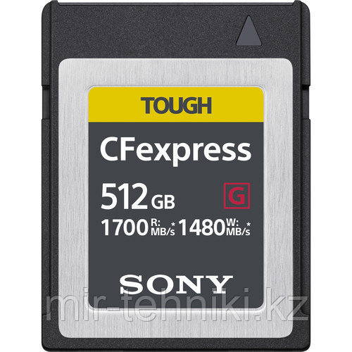 Карта памяти Sony 512GB CFexpress Type B TOUGH (CEB-G512), фото 1