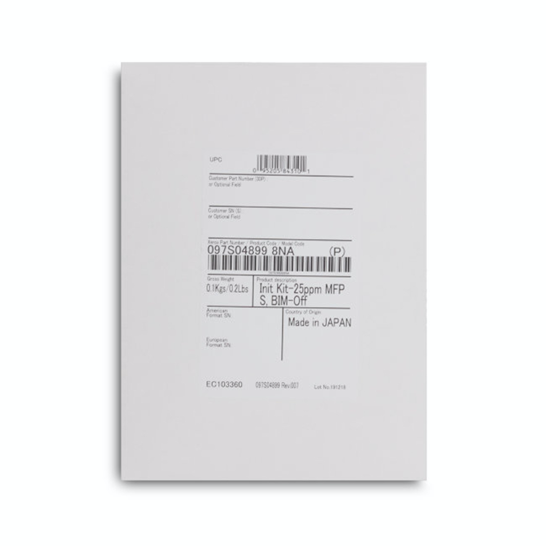 Комплект инициализации Xerox VersaLink B7125 (097S05185) - фото 1 - id-p109240047