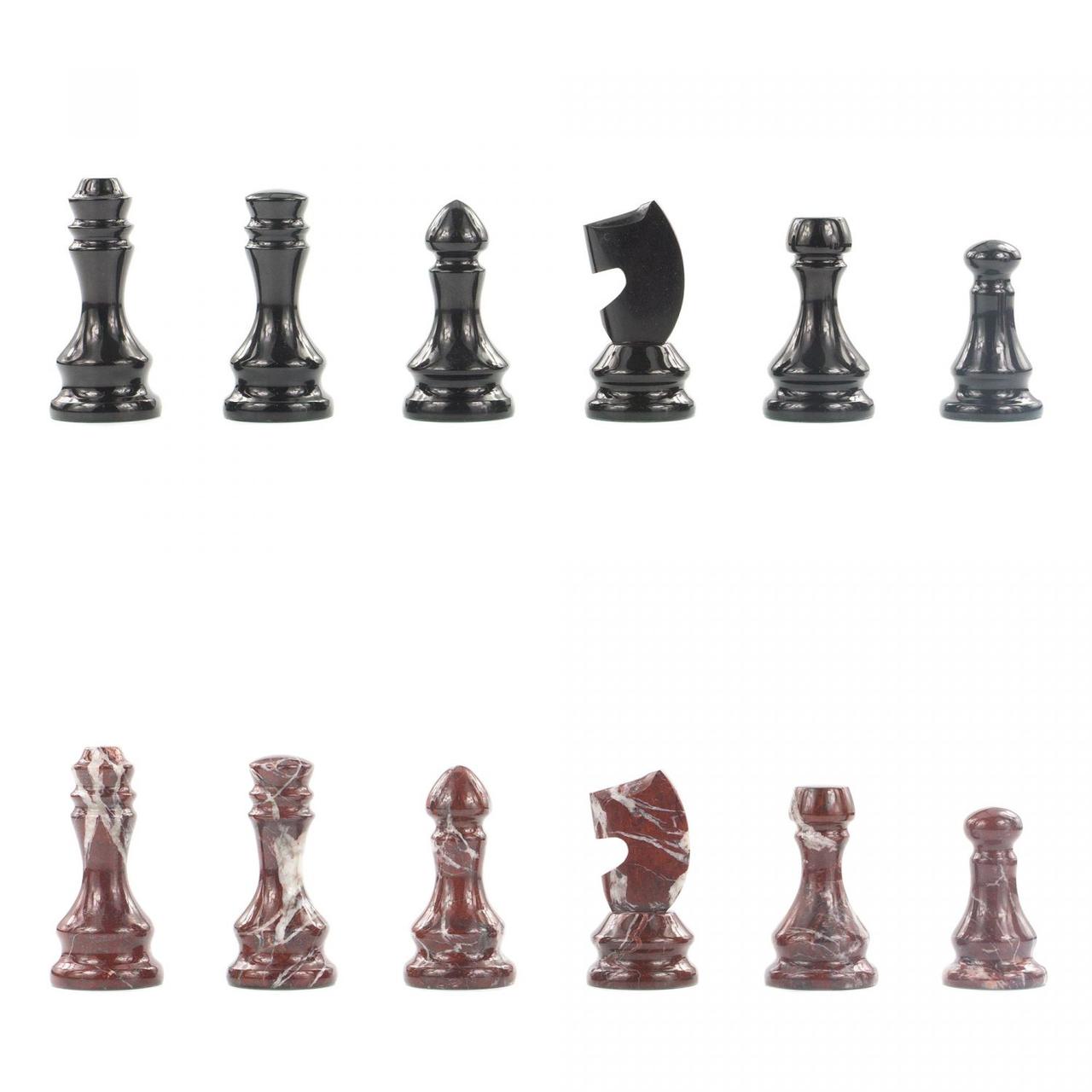 Каменные шахматы из натуральной яшмы доска 40х40 см - фото 5 - id-p80871609