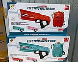 Аккумуляторный водяный пистолет Electric Water Gun красный, фото 4