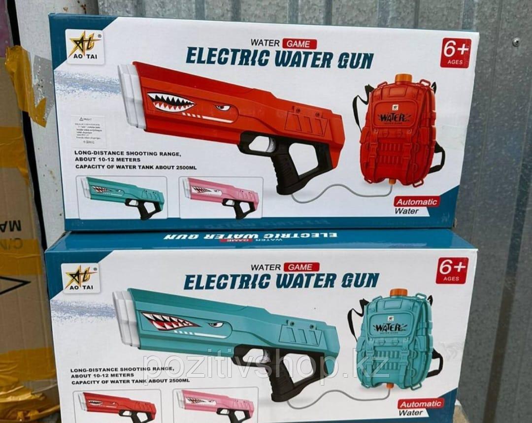 Аккумуляторный водяный пистолет Electric Water Gun красный - фото 4 - id-p109240436