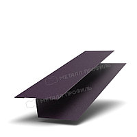 Металл Профиль Планка стыковочная универсальная 50х18х2000 (VALORI-20-Violet-0.5)