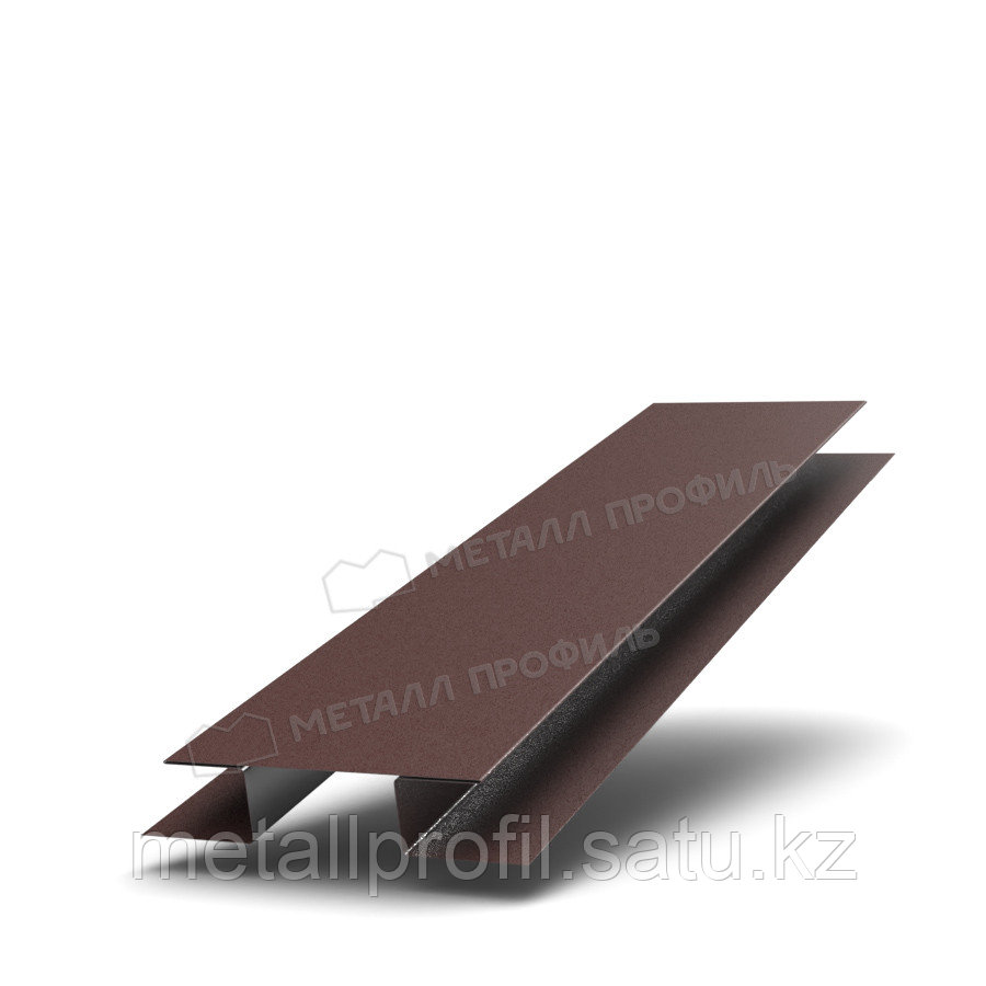 Металл Профиль Планка стыковочная сложная 75х3000 (VikingMP E-20-8019-0.5) - фото 1 - id-p109240819