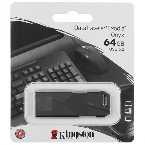 Kingston DataTraveler Exodia Onyx usb флешка (flash) (DTXON/64GB) - фото 3 - id-p109241307